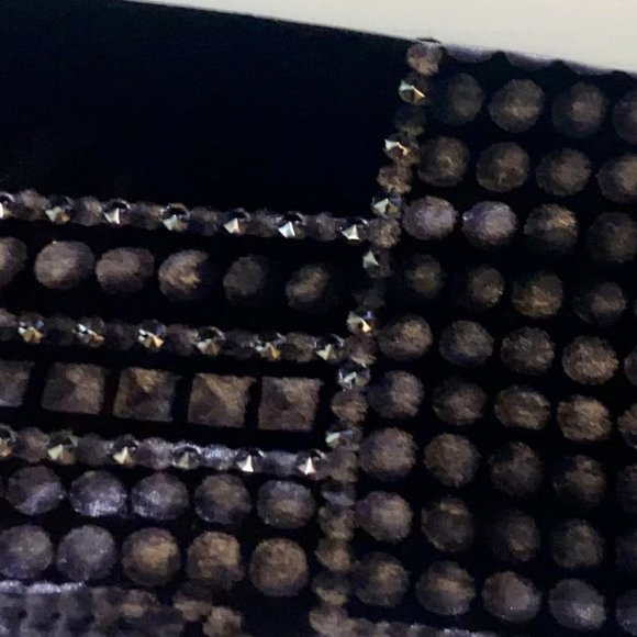 Black Label by Chico's Brocade Velvet Studded Blaz - Picture 6 of 11